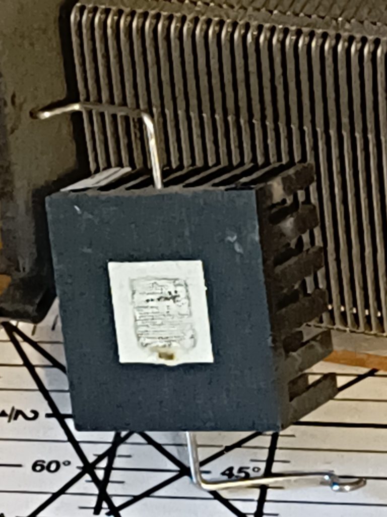 Dell Dimension desktop computer heat sink assembly with metal fins