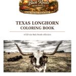 Back Roads Texas Longhorn Coloring Book cover