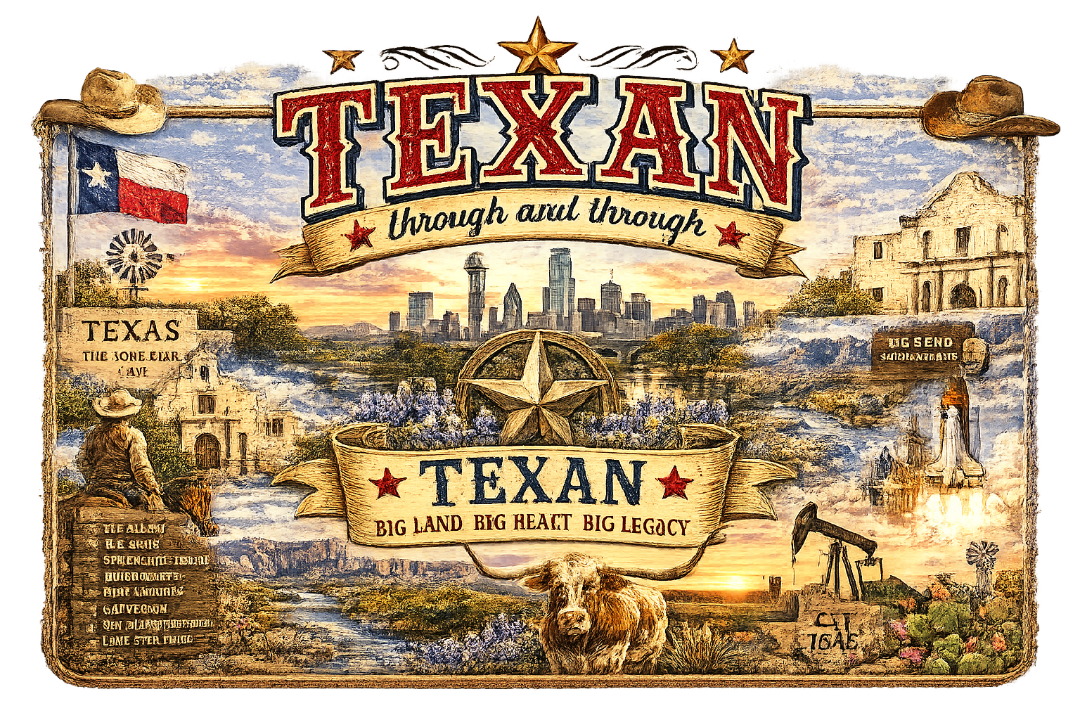 Texas pride artwork collection