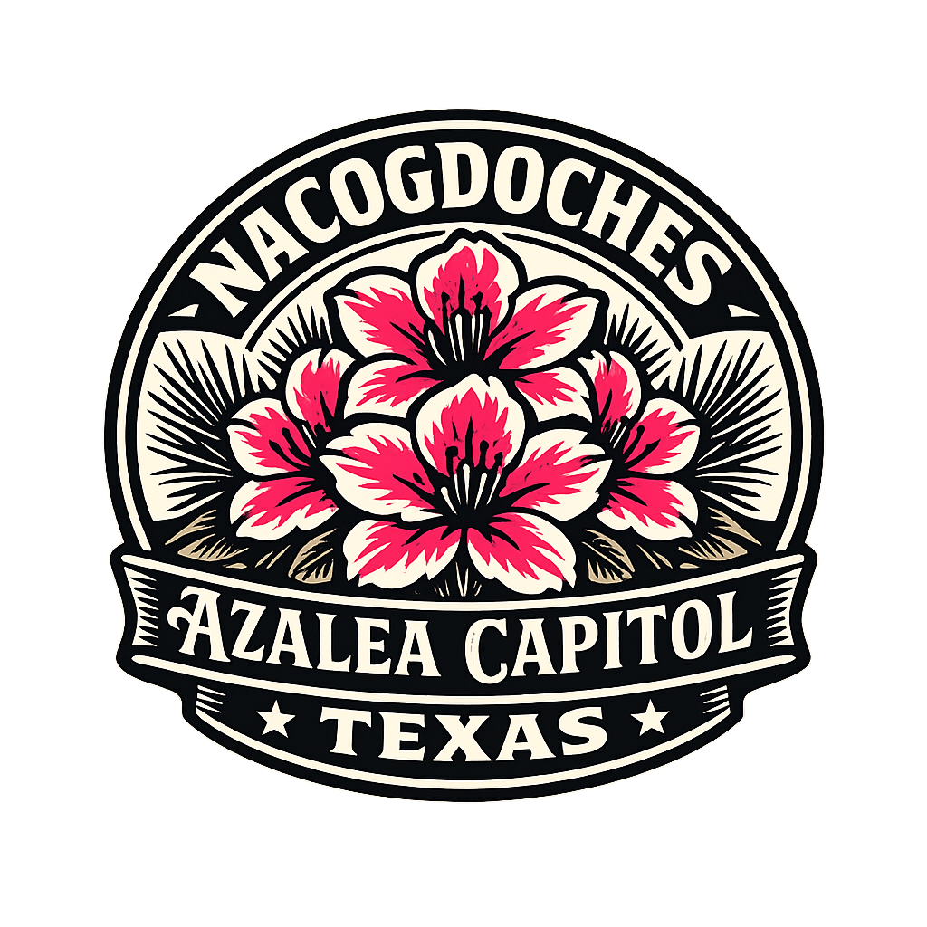 Nacogdoches Azalea Capital Texas artwork