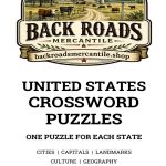 United States Crossword Puzzles booklet cover
