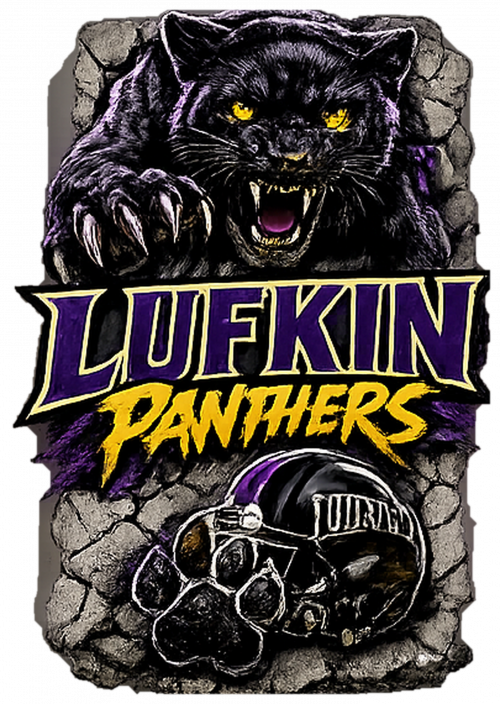 Lufkin Panthers Panther Rock design