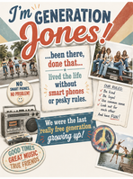 Generation Jones no smart phones no problem light design
