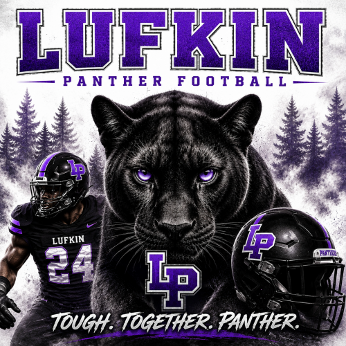 Lufkin Panthers Tough Together Panther design