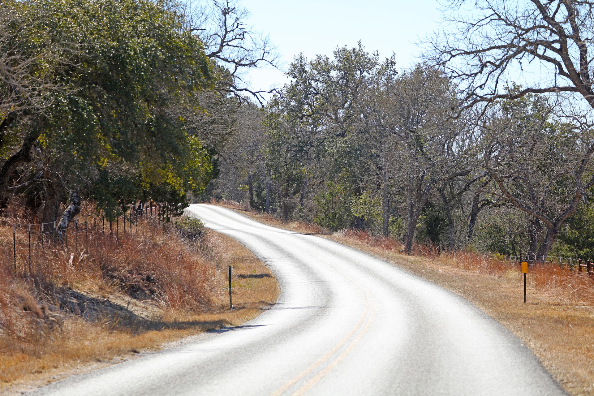 Quiet Texas back road