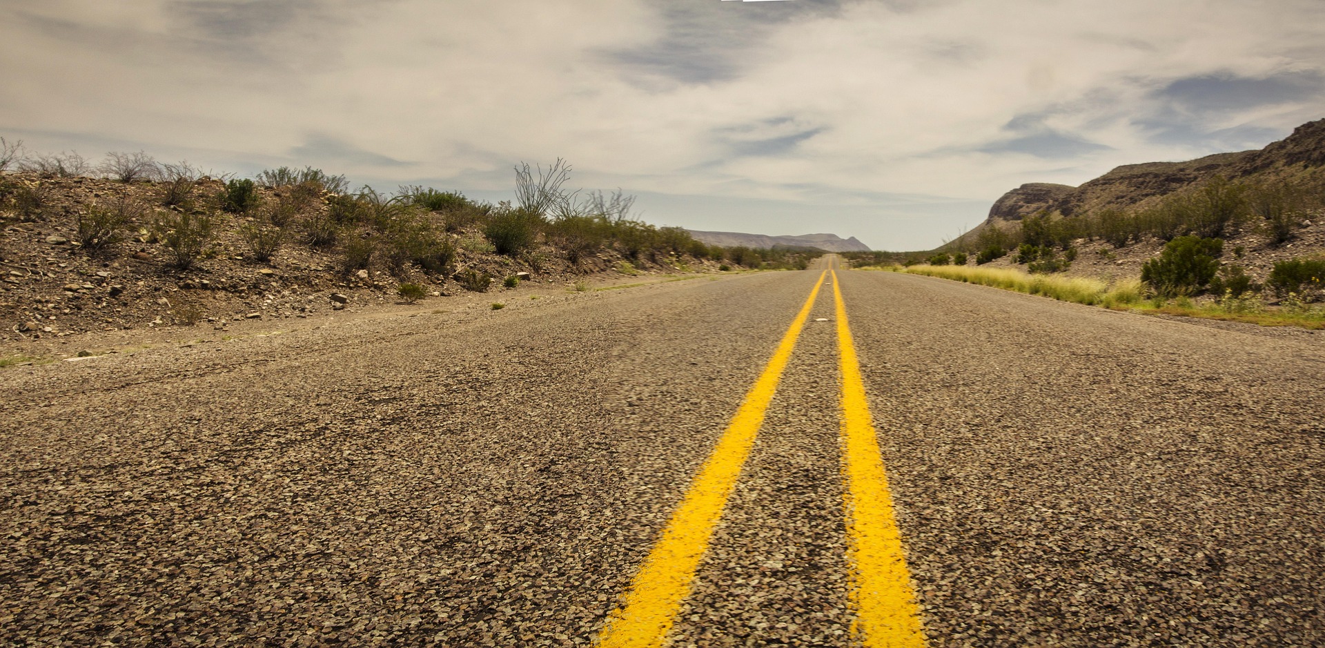 Open West Texas road
