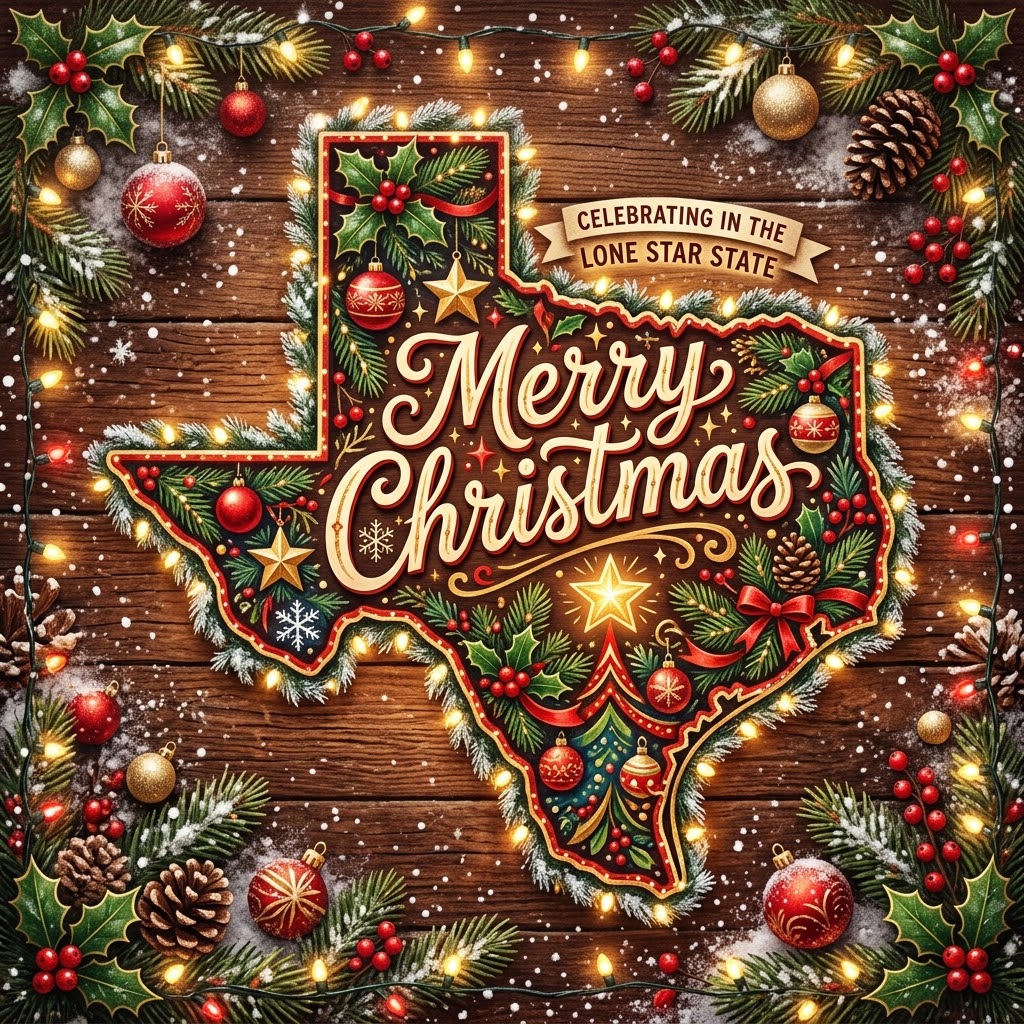 Lone Star Christmas artwork