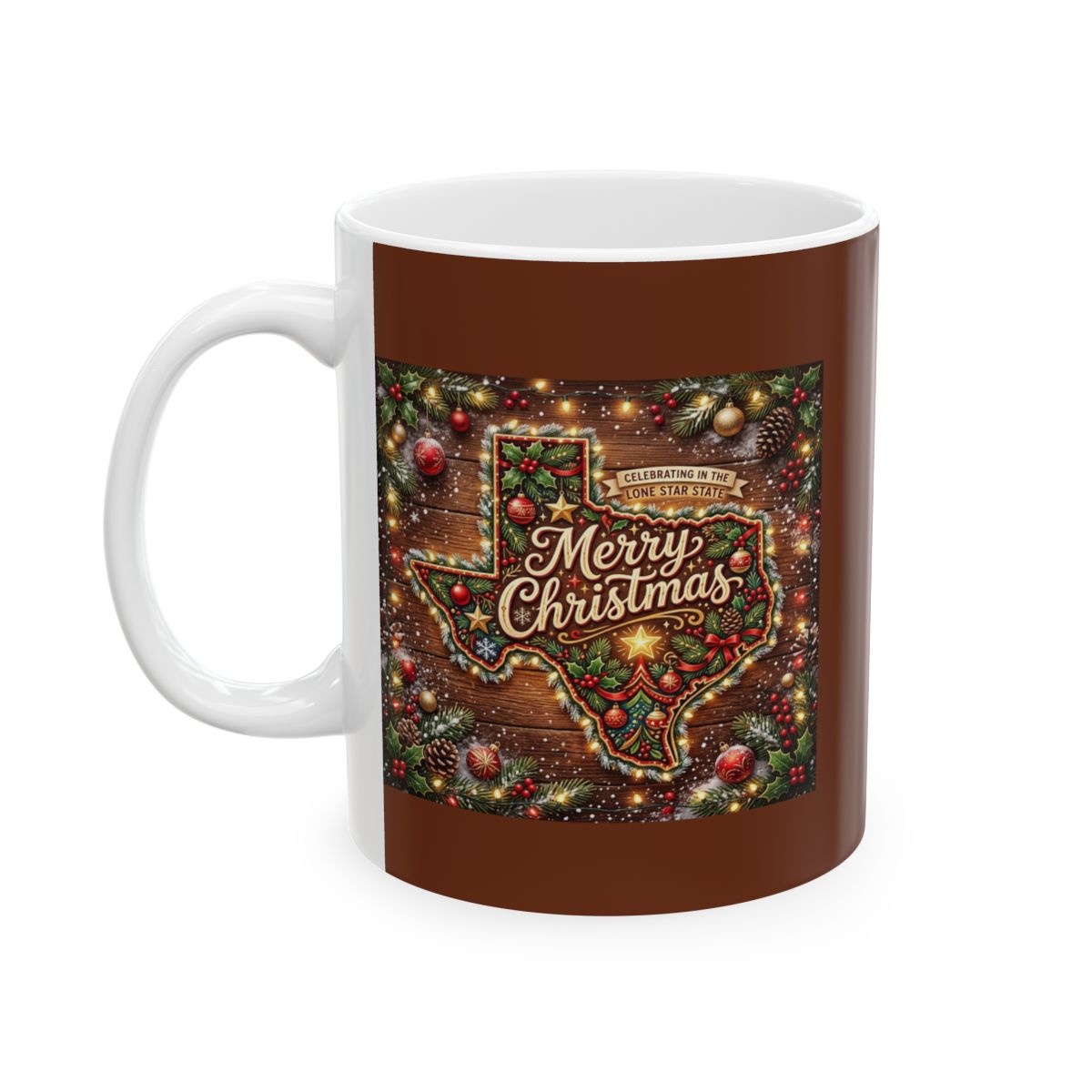 Lone Star Christmas cup