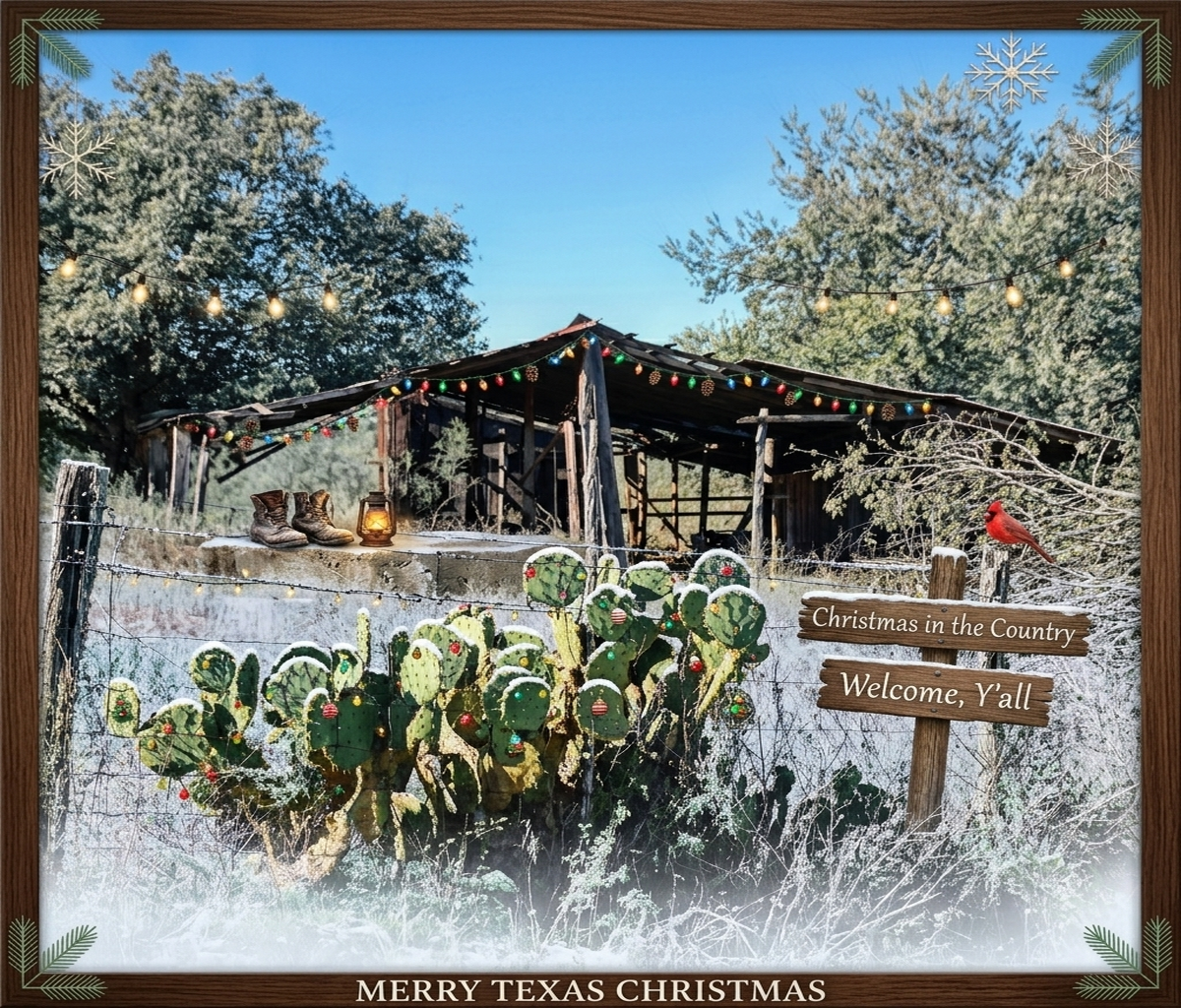Texas Nativity artwork