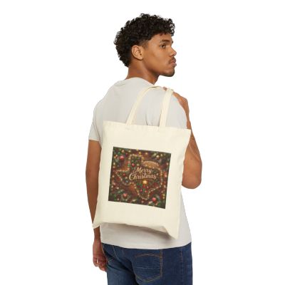 Lone Star Christmas bag mockup — alternate view