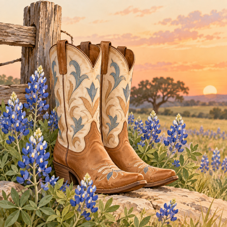 Texas Boots artwork