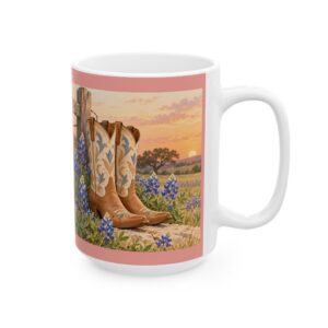 Texas Boots Cup mockup
