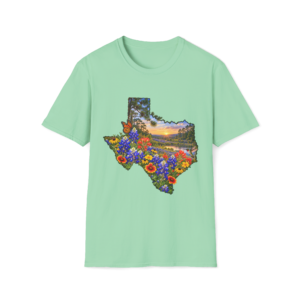 Butterflies, Flowers and Hummingbird T-Shirt mockup