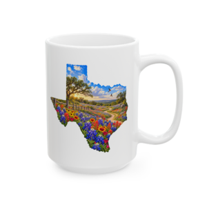 Flowers on a Country Road Cup mockup